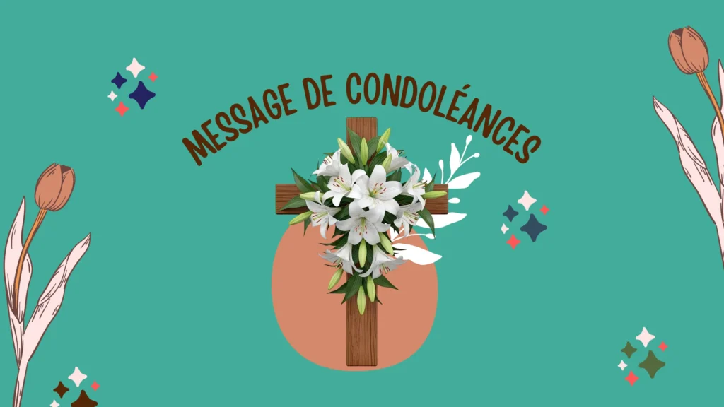 Message de condoléances