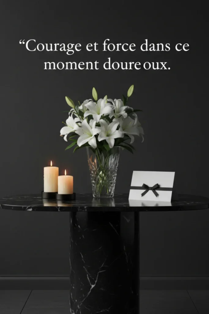 Courage et force dans ce moment douloureux.