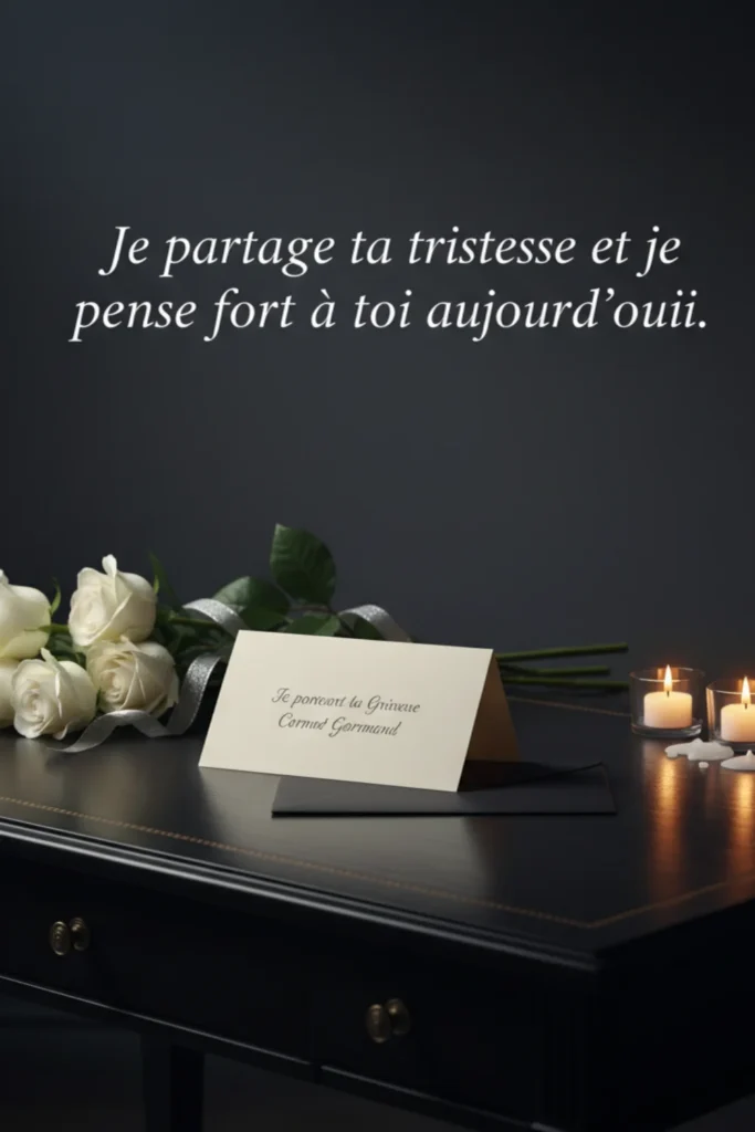 Je partage ta tristesse et je pense fort à toi aujourd’hui.