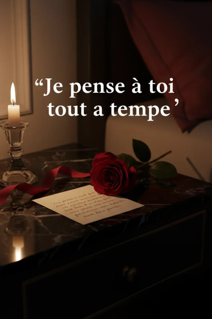 Je pense à toi tout le temps