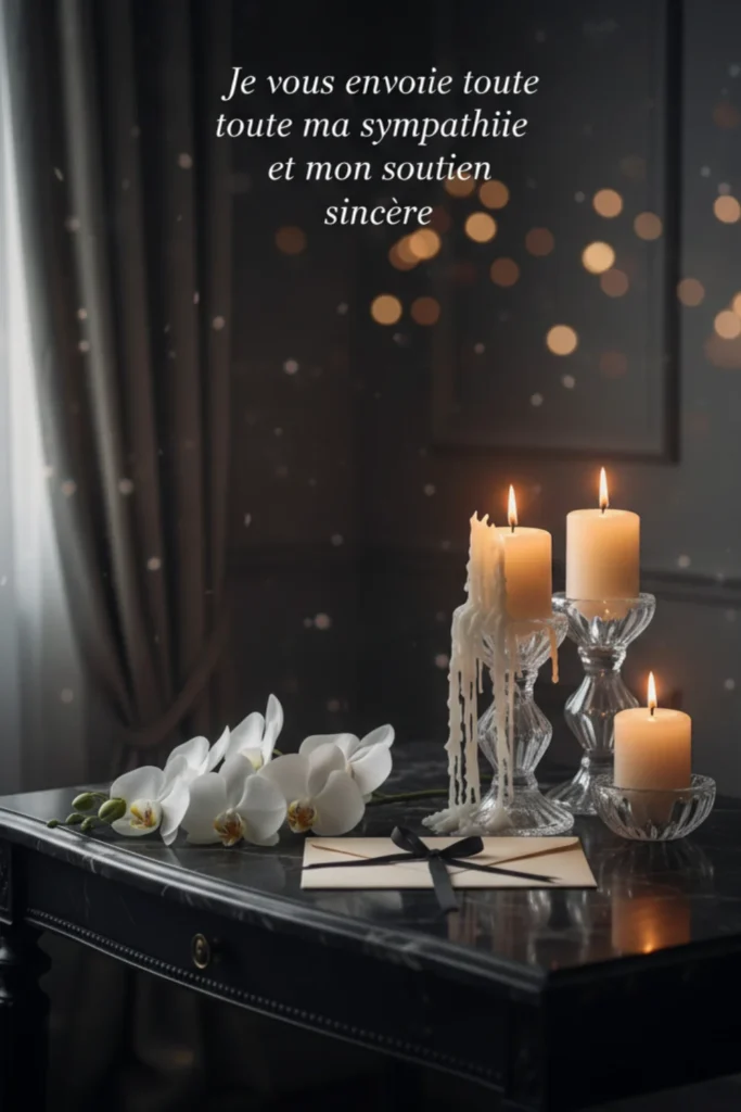 Je vous envoie toute ma sympathie et mon soutien sincère.