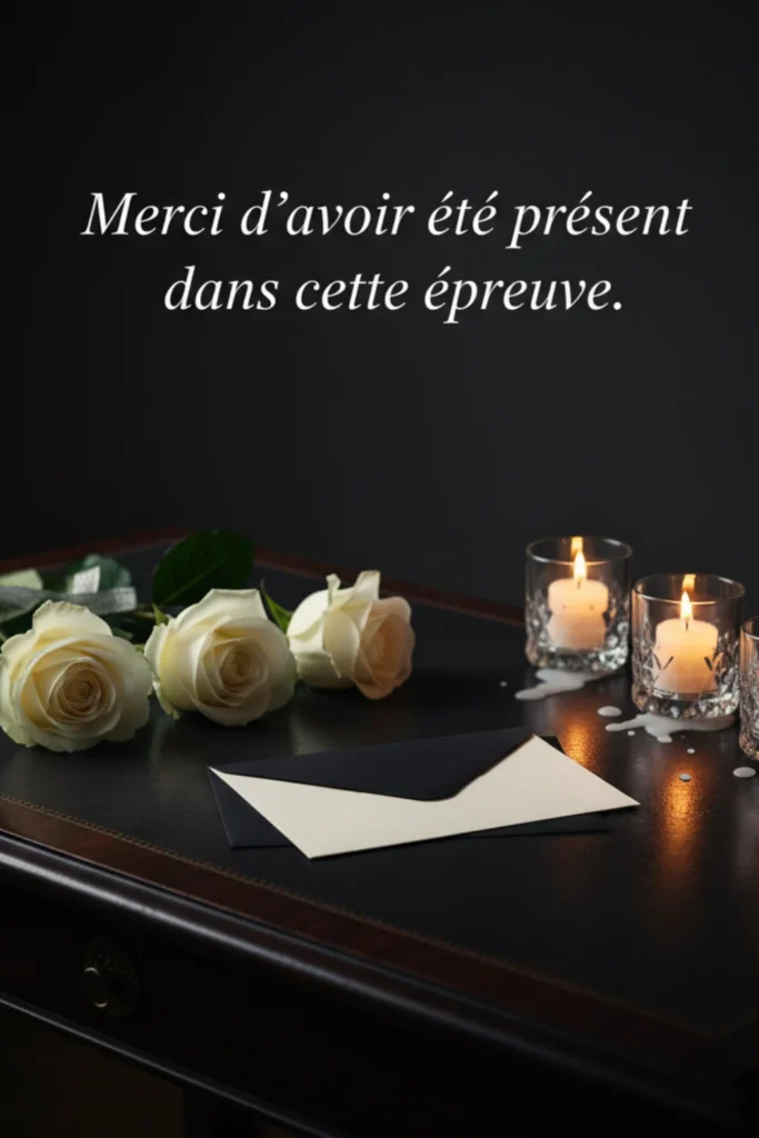 Merci d’avoir été présent dans cette épreuve.