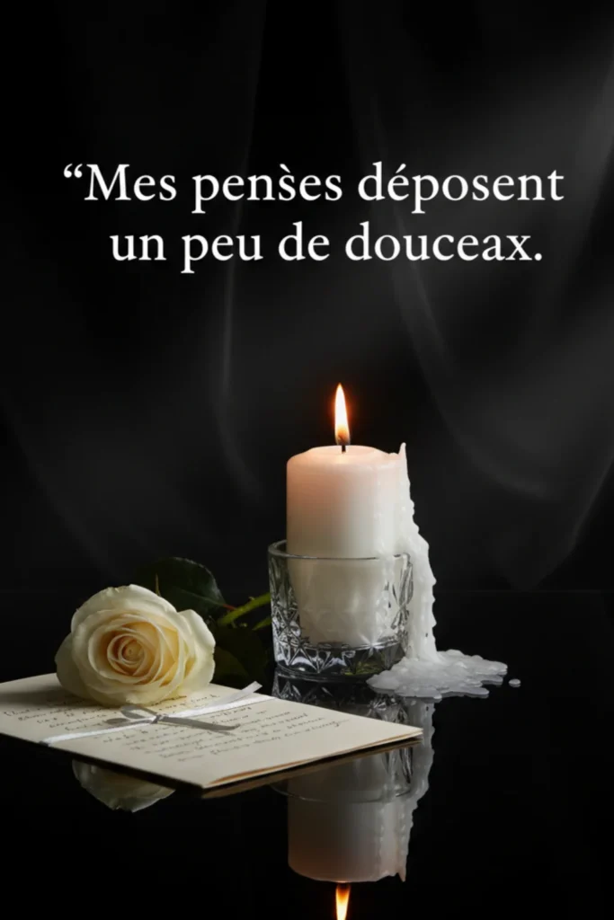 Mes pensées déposent un peu de douceur