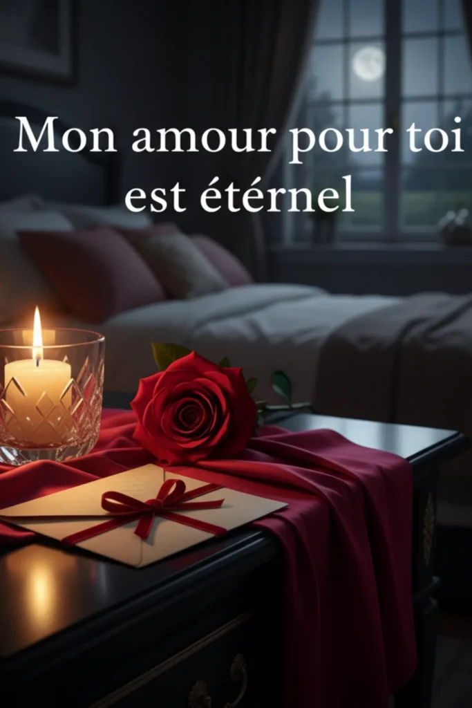 Mon amour pour toi est éternel