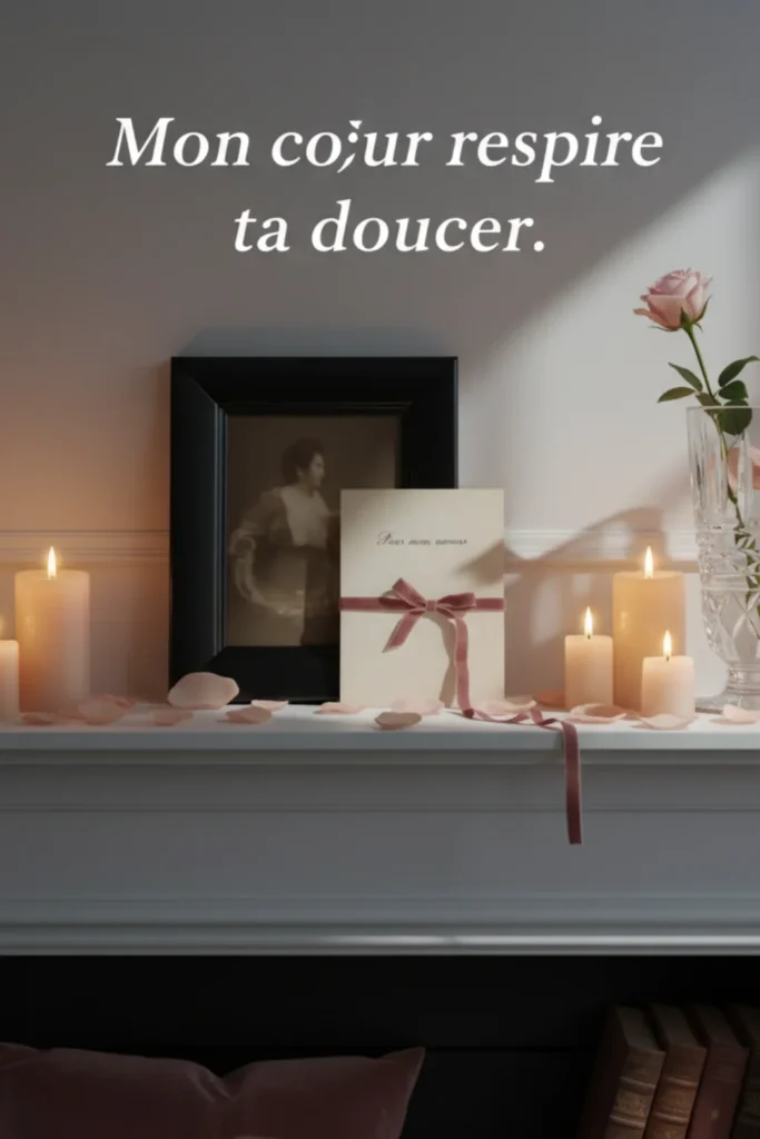 Mon cœur respire ta douceur