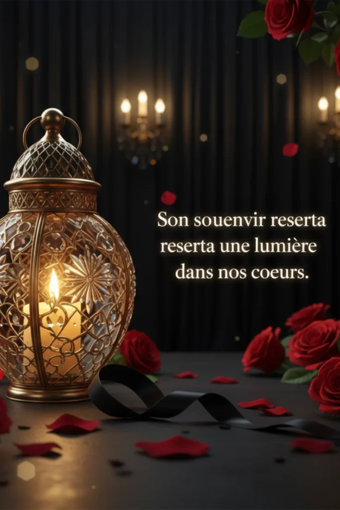 Son souvenir restera une lumière dans nos cœurs