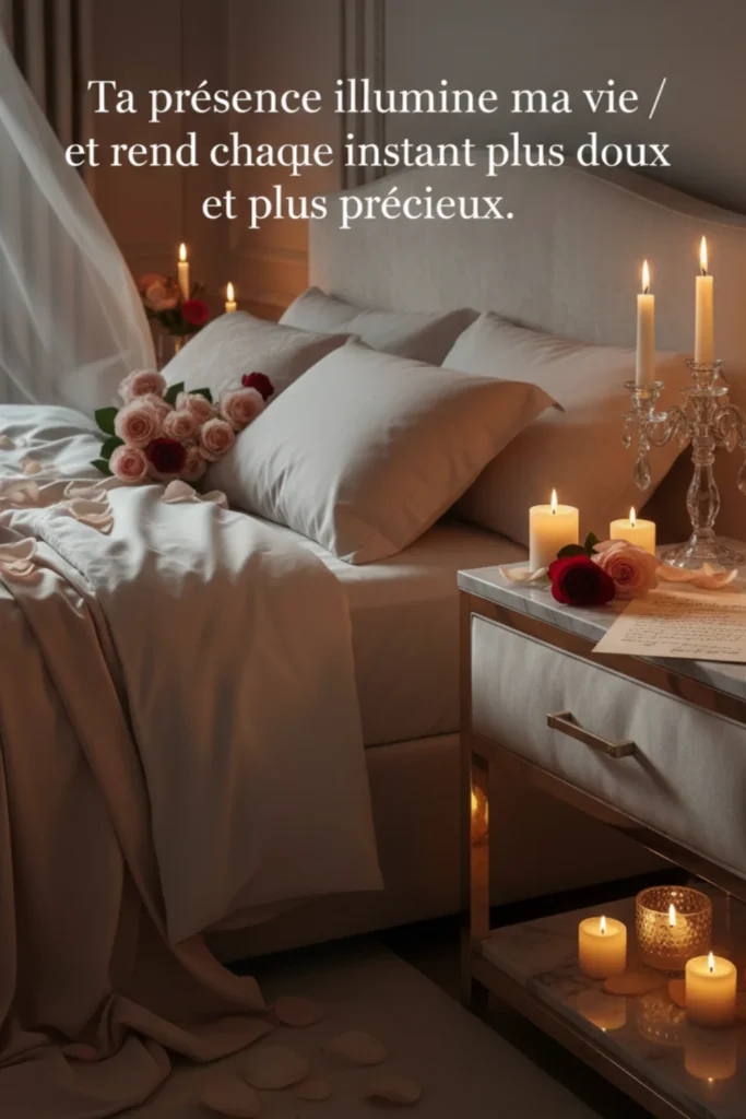 Ta présence illumine ma vie et rend chaque instant plus doux et plus précieux.