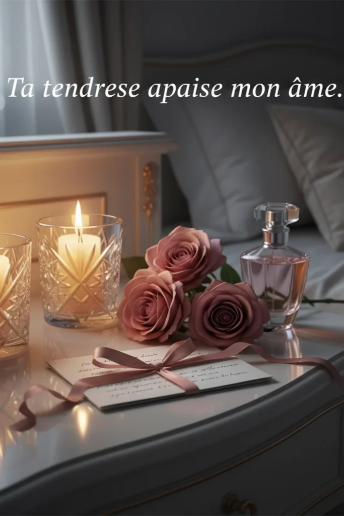 Ta tendresse apaise mon âme