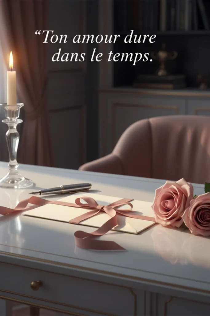 Ton amour dure dans le temps
