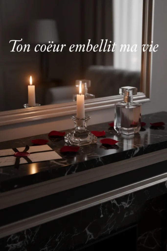 Ton cœur embellit ma vie.