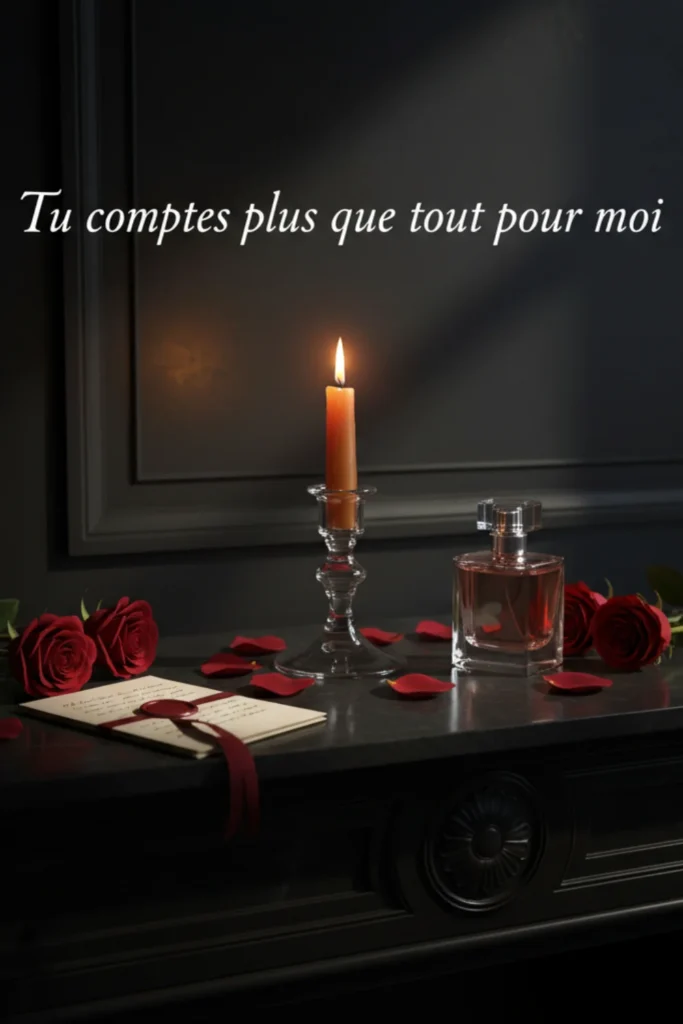 Tu comptes plus que tout pour moi