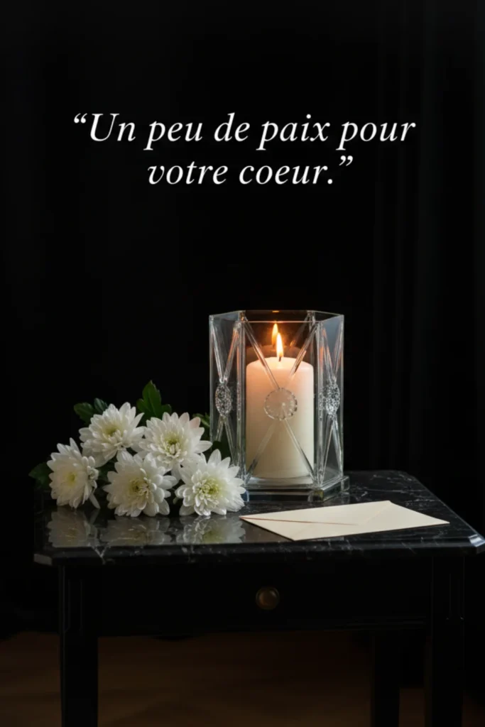 Un peu de paix pour votre cœur