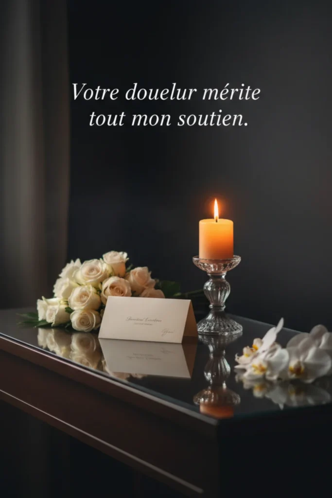 Votre douleur mérite tout mon soutien