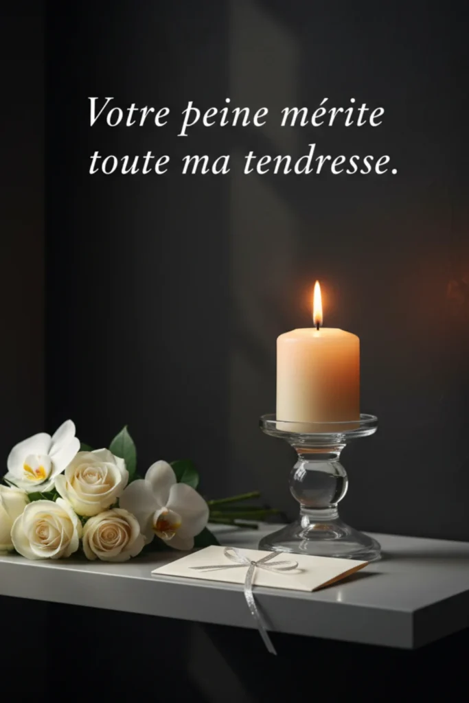 Votre peine mérite toute ma tendresse