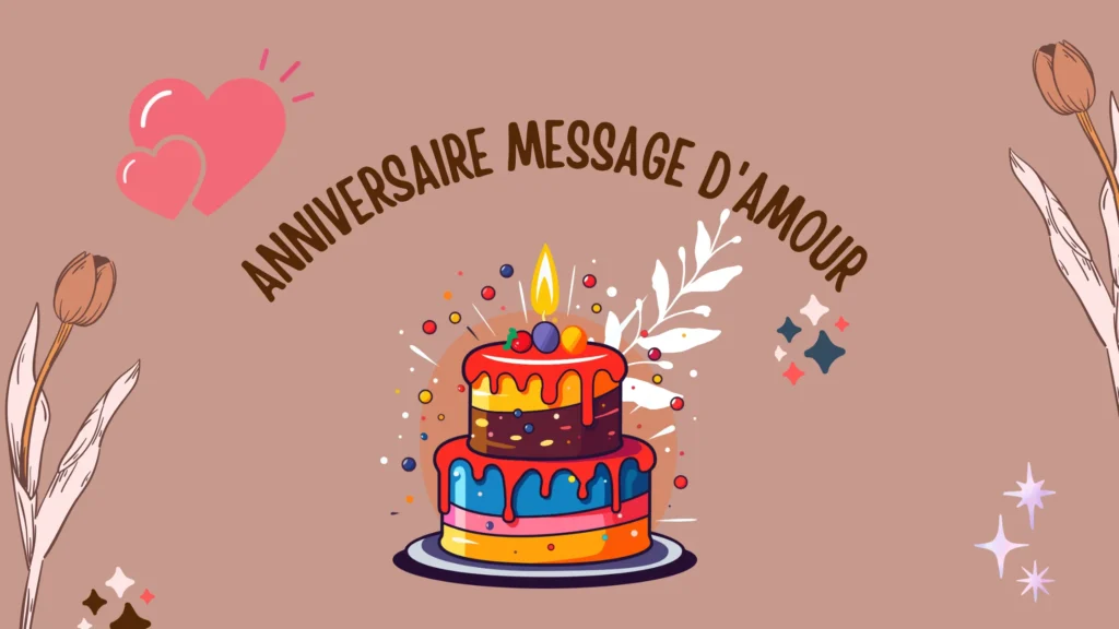 Anniversaire message d'amour