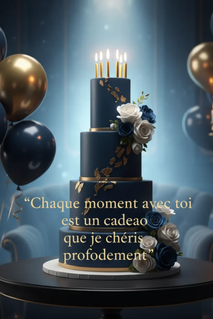 Chaque moment avec toi est un cadeau que je chéris profondément.