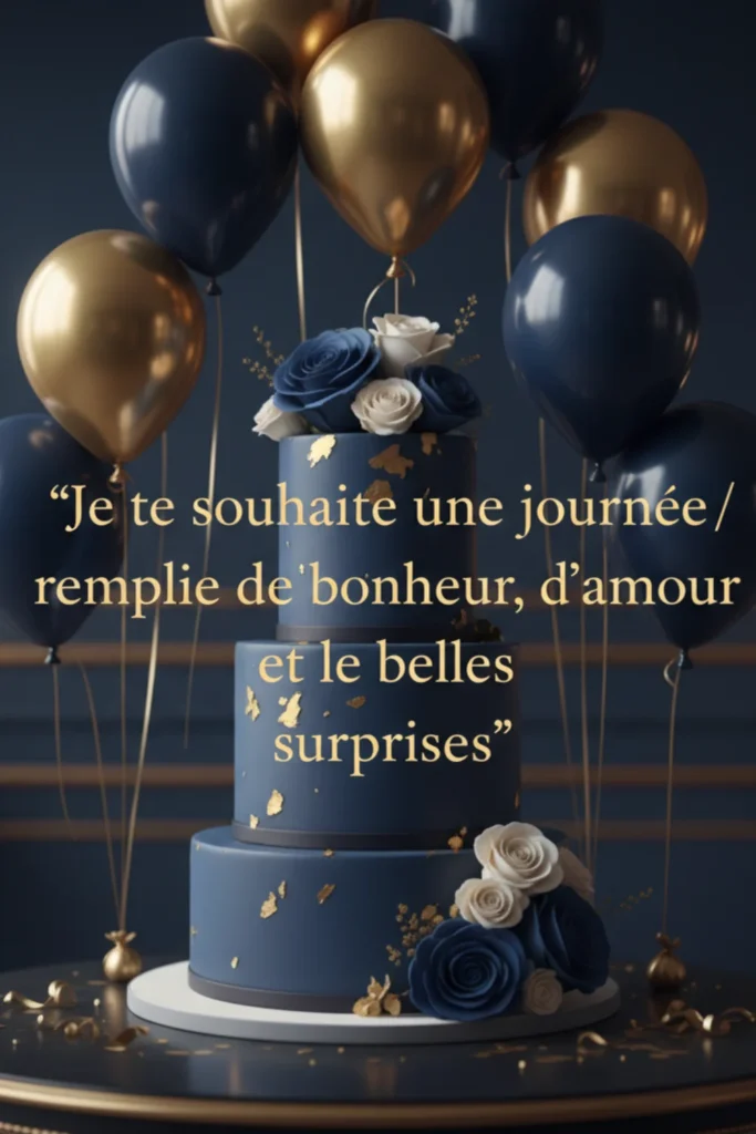 Je te souhaite une journée remplie de bonheur, d’amour et de belles surprises