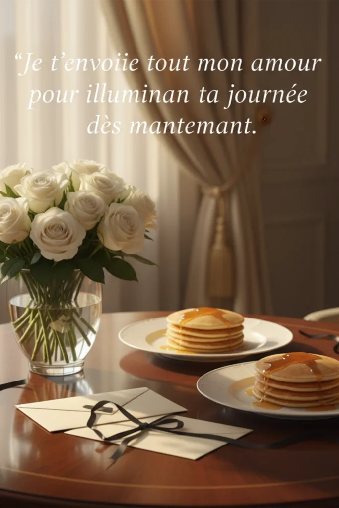 Je t’envoie tout mon amour pour illuminer ta journée dès maintenant.