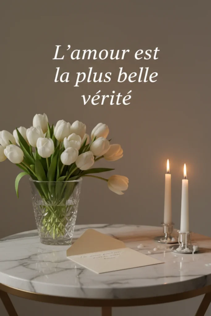 L’amour est la plus belle vérité