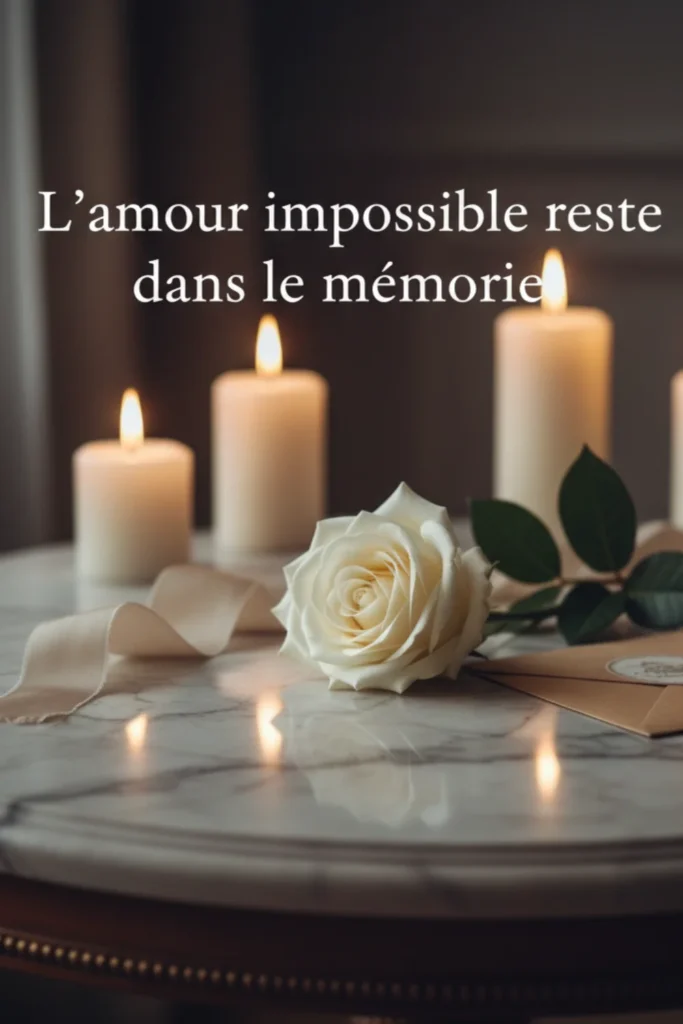 L’amour impossible reste dans la mémoire.