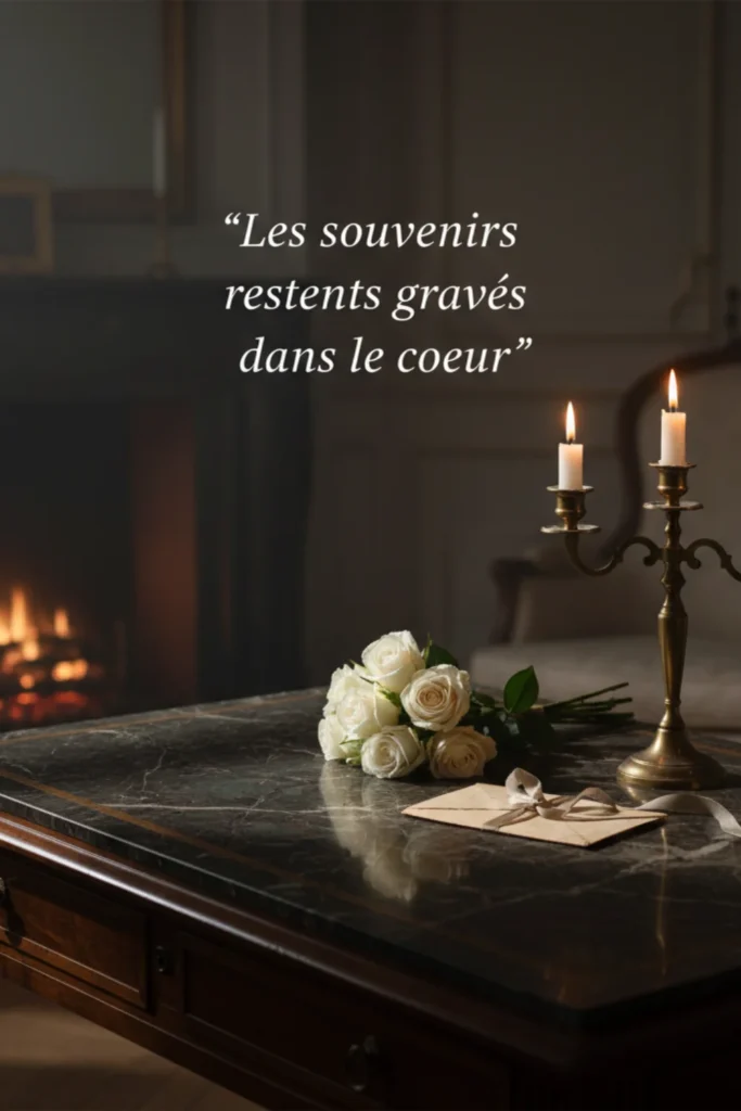 Les souvenirs restent gravés dans le cœur.