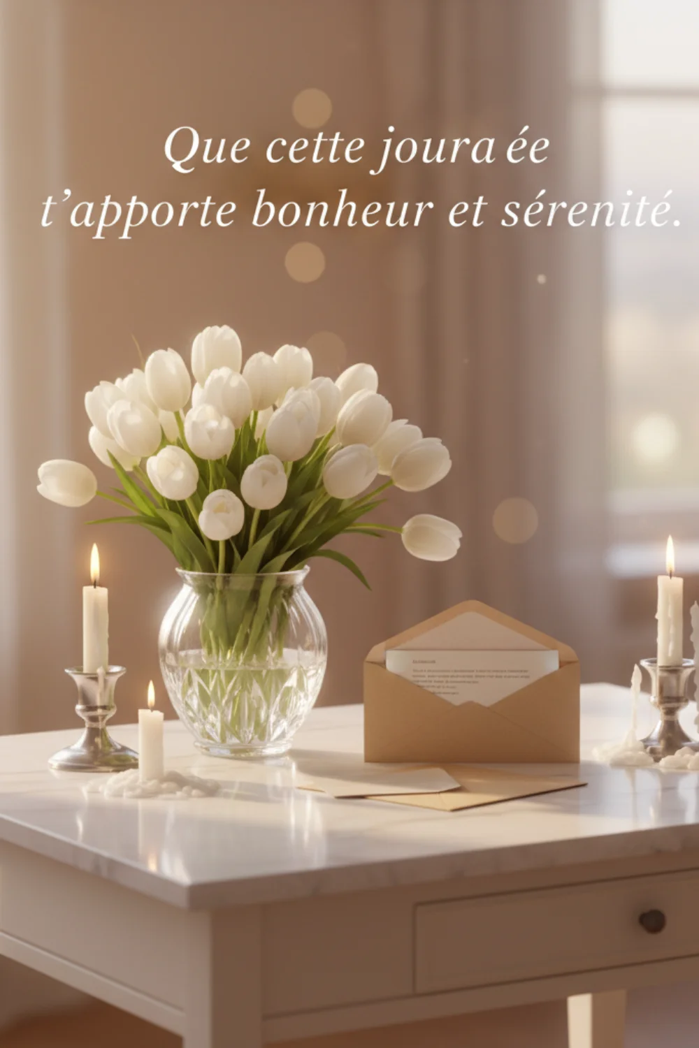 Que cette journée t’apporte bonheur et sérénité.