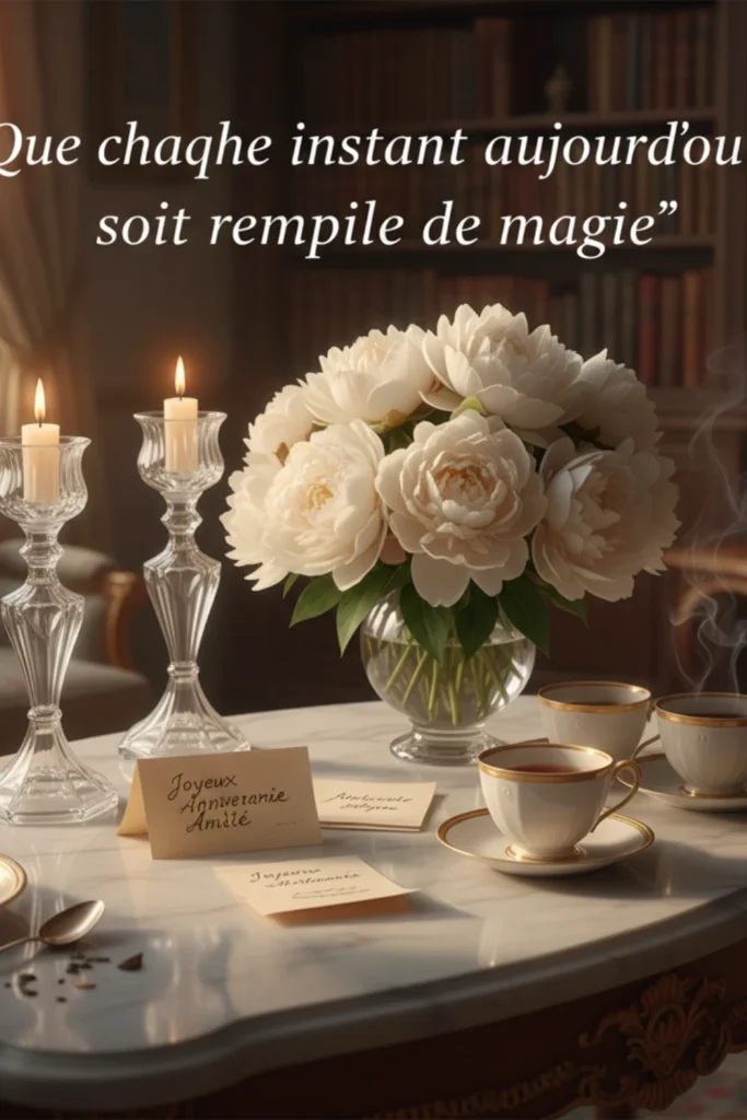 Que chaque instant aujourd’hui soit rempli de magie.