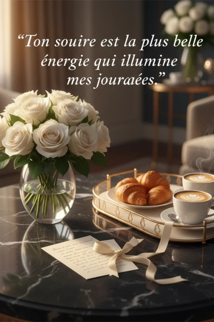 Ton sourire est la plus belle énergie qui illumine mes journées.