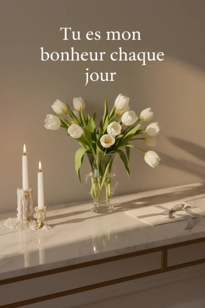 Tu es mon bonheur chaque jour