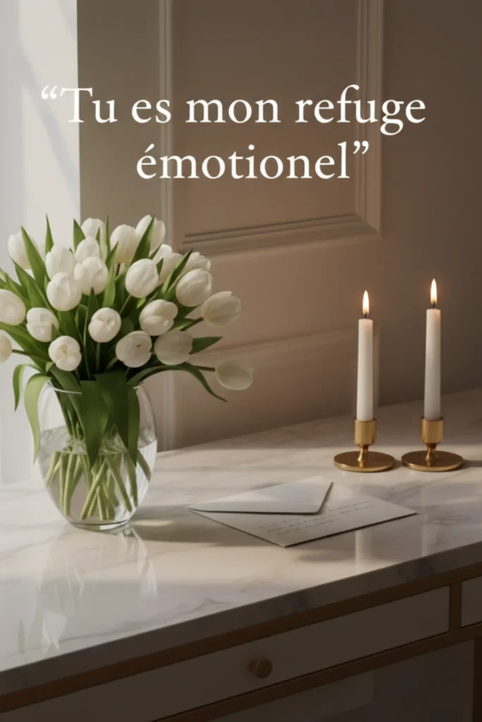 Tu es mon refuge émotionnel