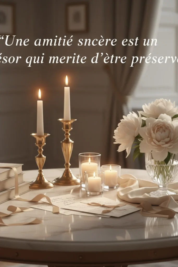 Une amitié sincère est un trésor qui mérite d’être préservé.