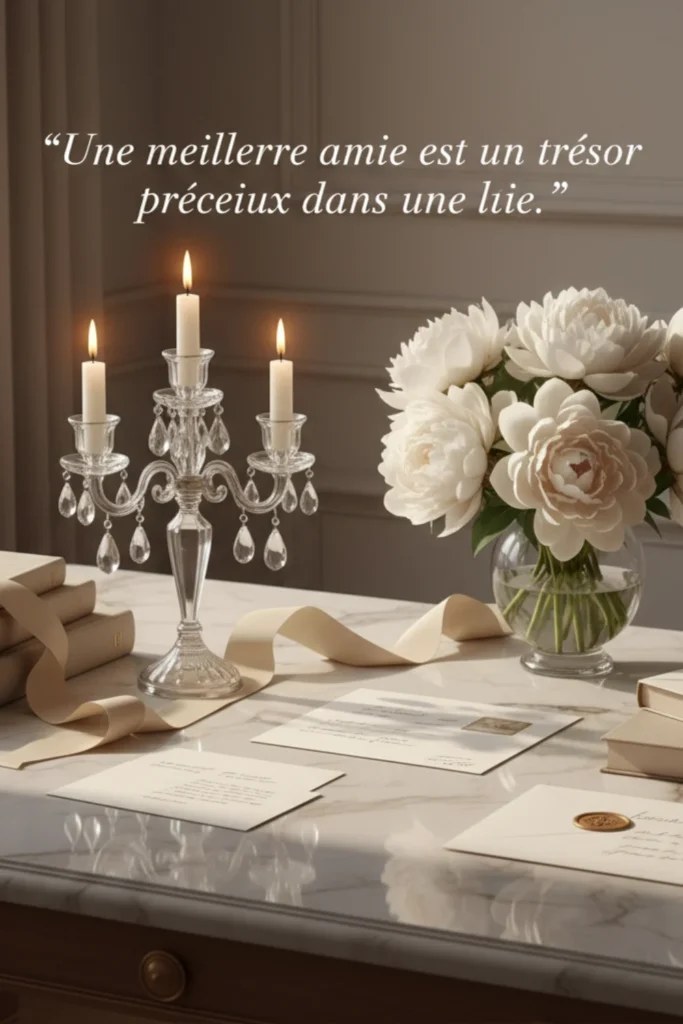 Une meilleure amie est un trésor précieux dans une vie.