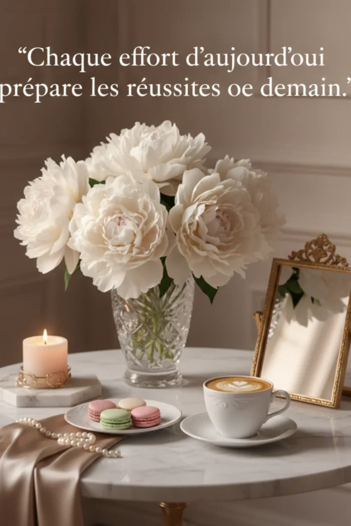 Chaque effort d’aujourd’hui prépare les réussites de demain.