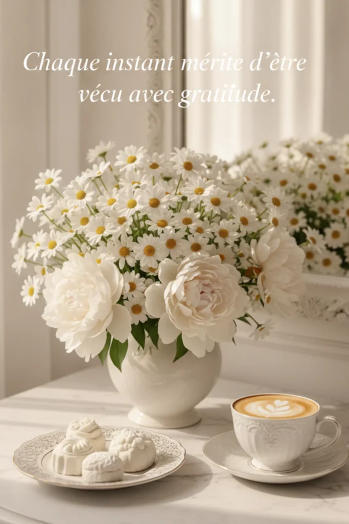 Chaque instant mérite d’être vécu avec gratitude.