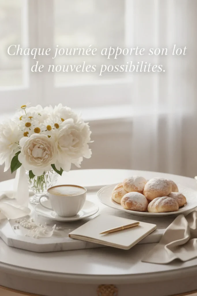 Chaque journée apporte son lot de nouvelles possibilités.