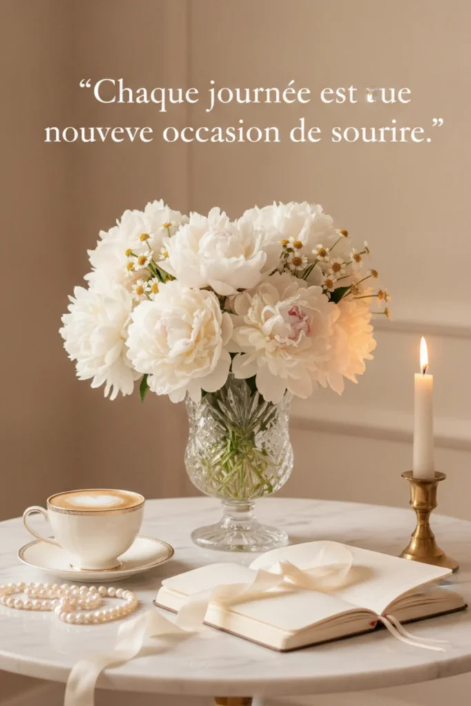Chaque journée est une nouvelle occasion de sourire.