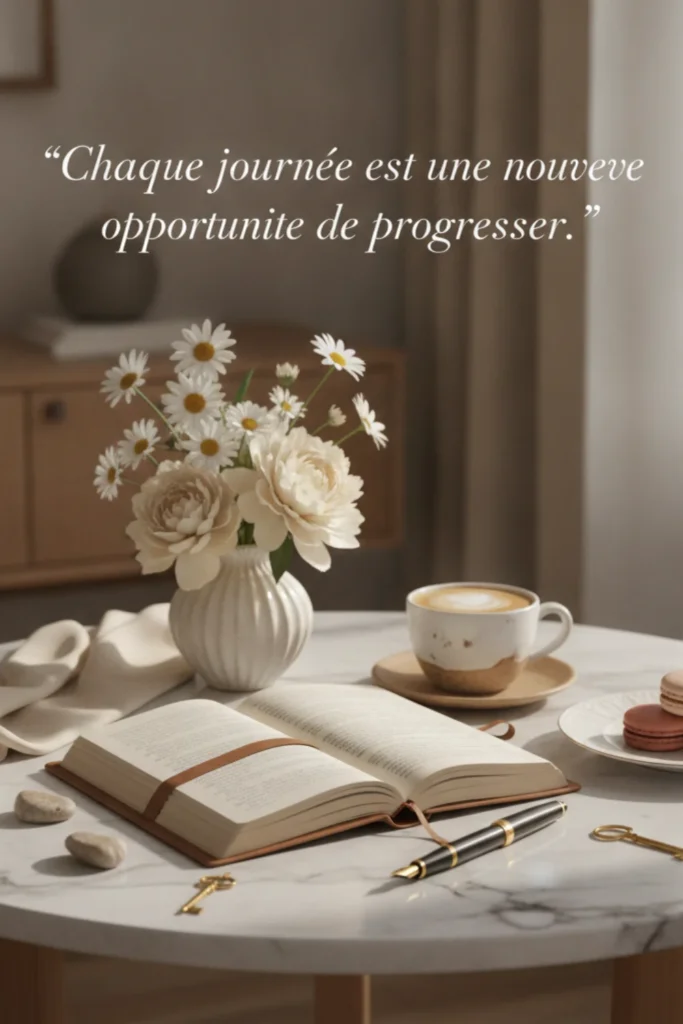 Chaque journée est une nouvelle opportunité de progresser.