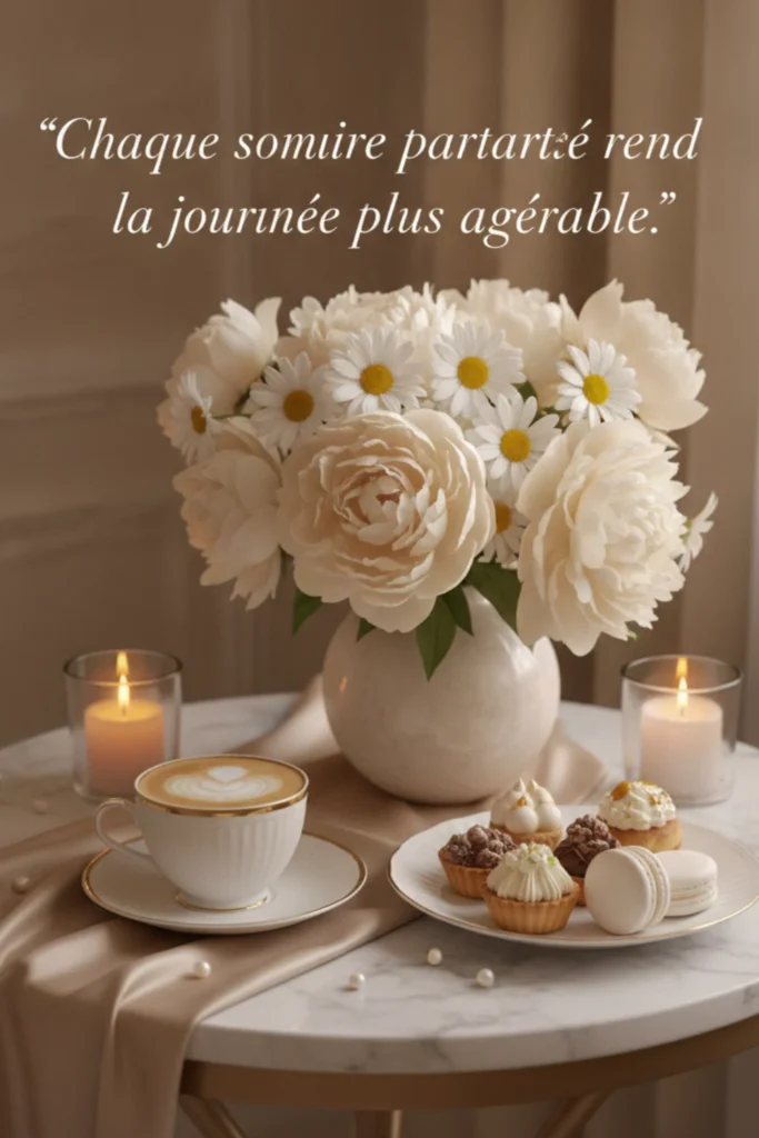 Chaque sourire partagé rend la journée plus agréable.