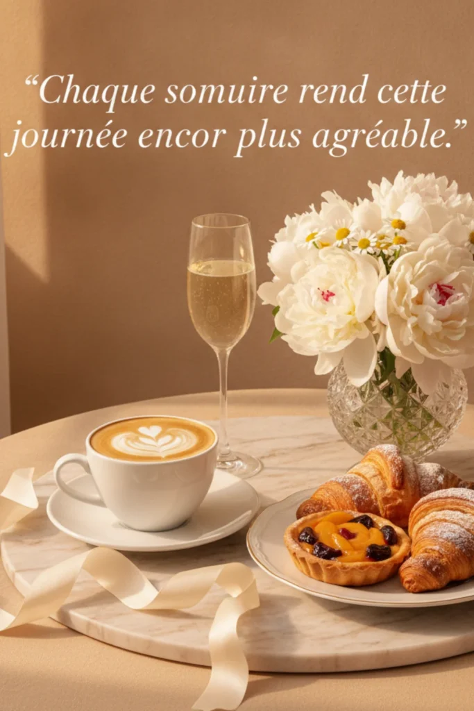 Chaque sourire rend cette journée encore plus agréable.