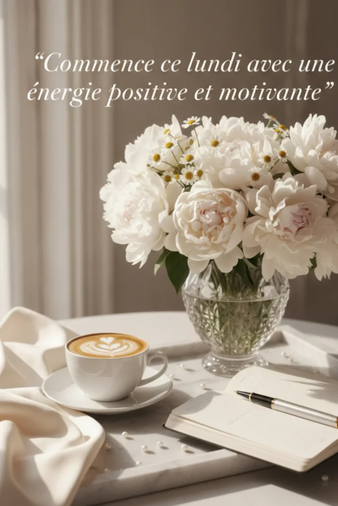 Commence ce lundi avec une énergie positive et motivante.