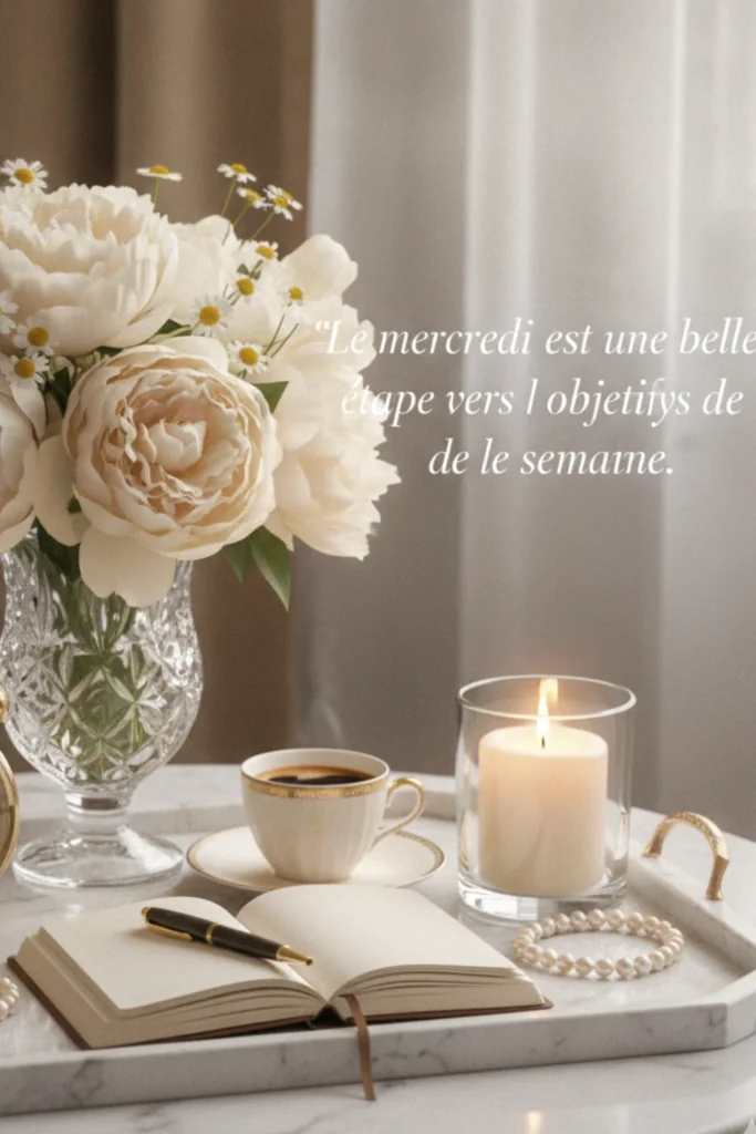 Le mercredi est une belle étape vers les objectifs de la semaine.