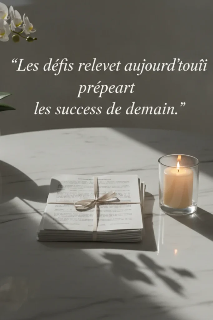 Les défis relevés aujourd’hui préparent les succès de demain