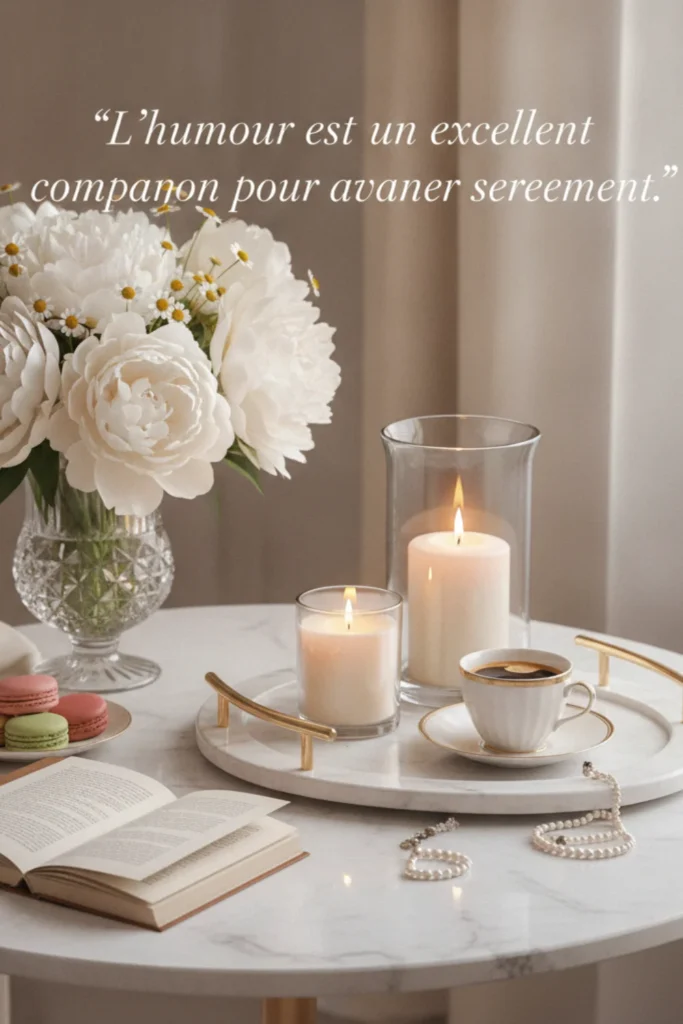 L’humour est un excellent compagnon pour avancer sereinement.