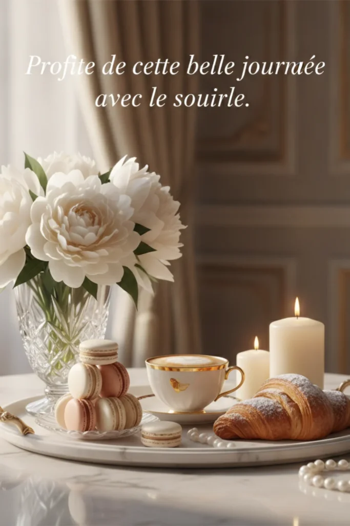 Profite de cette belle journée avec le sourire.