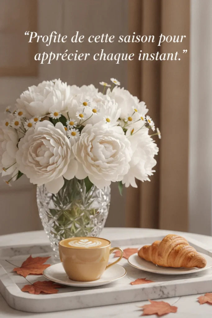 Profite de cette saison pour apprécier chaque instant.