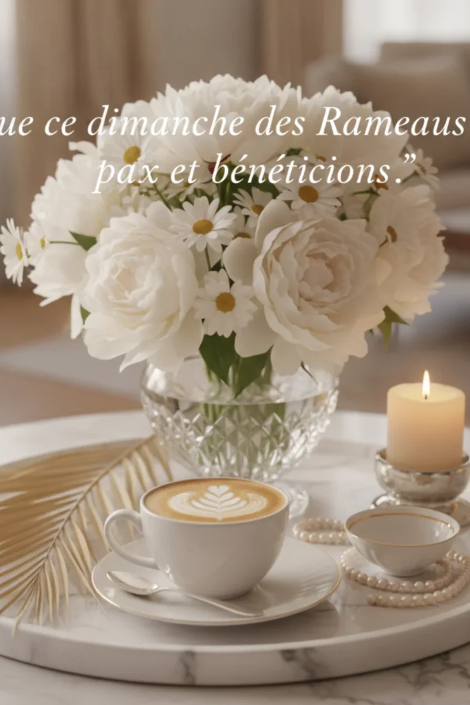 Que ce dimanche des Rameaux t’apporte paix et bénédictions.