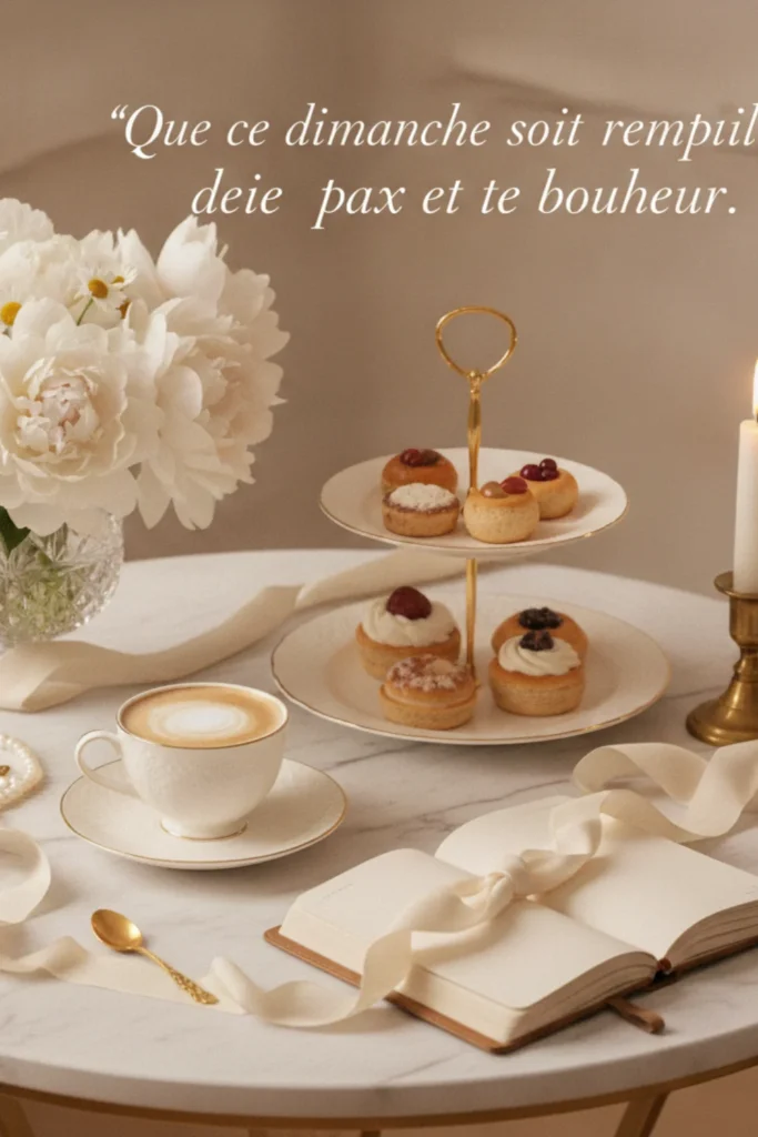 Que ce dimanche soit rempli de paix et de bonheur.