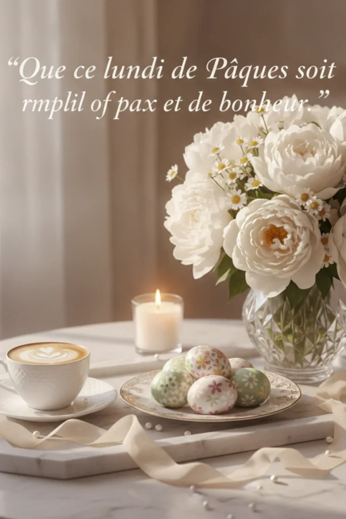 Que ce lundi de Pâques soit rempli de paix et de bonheur.