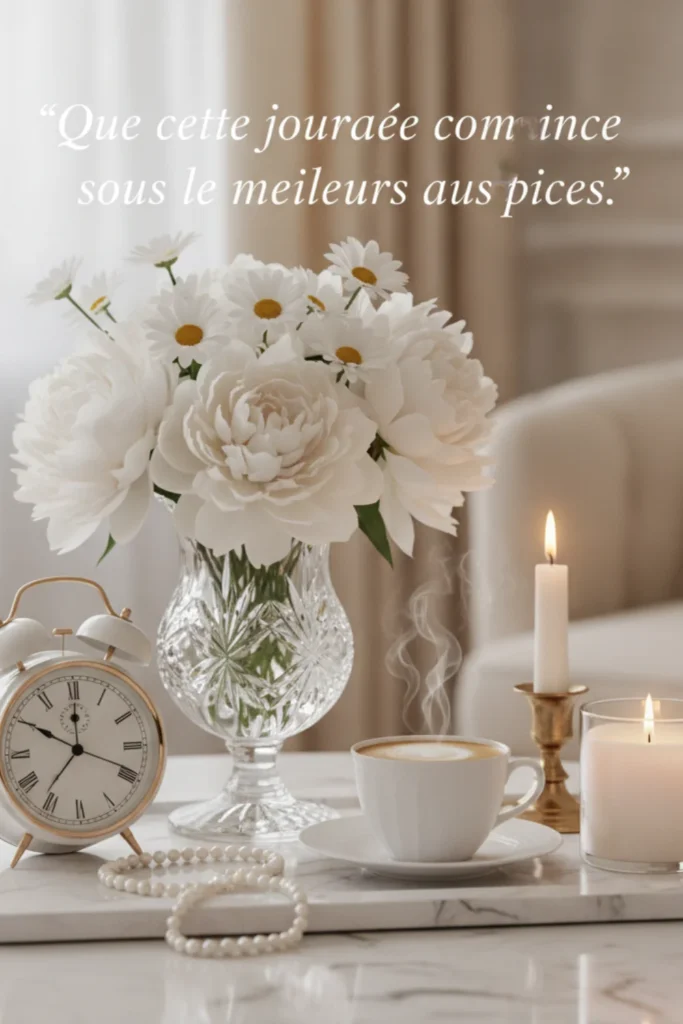 Que cette journée commence sous les meilleurs auspices.