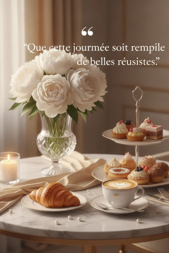 Que cette journée soit remplie de belles réussites.